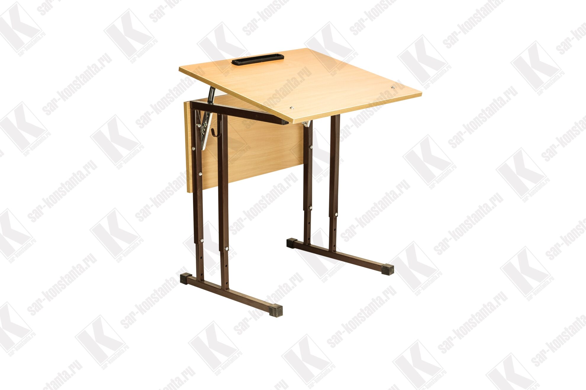 Стол ученический 2 мест 3-5 с накл столешн сту-100